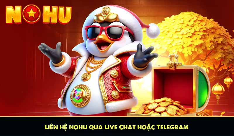 Liên hệ nohu qua Live Chat hoặc Telegram